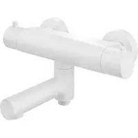 Hotbath Cobber B020 badthermostaat met draaibare uitloop mat wit