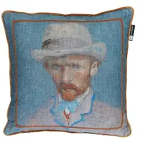 Beddinghouse Sierkussen Self Portrait Blauw Katoen (50 x 50 cm)