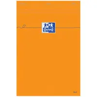 Oxford Notizblock, 210 x 315, kariert, 80 Blatt, orange