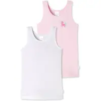 Schiesser Onderhemd rosa / lichtroze / wit