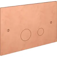 Hotbath Cobber bedieningspaneel geschikt voor Geberit UP320/UP720 geborsteld koper CBA320BC