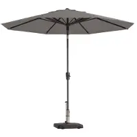 Madison Parasol Paros rond 300 cm lichtgrijs