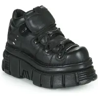 New rock 106N-S52 TORENSCHOENEN metalen zwart lederen biker punk gotische laarzen