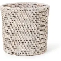 DECOR WALTHER Opbergmand Basket Rond Rattan Licht