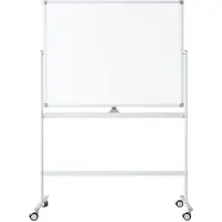 Ivol Verrijdbaar whiteboard - Dubbelzijdig en magnetisch - 100x150 cm - Wit