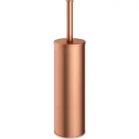 Hotbath Cobber CBA12 Toiletborstelhouder Vrijstaand Geborsteld Koper - Messing - Accessoires - Toilet Accessoires - Toiletborstelhouders - 8718924078143