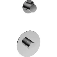 Hotbath Cobber CB012EXT Afbouwdeel Voor Inbouw Thermostaat Met 1 Stopkraan Chroom - Kranen, Badkranen, Inbouw Badkranen - 8720143166471