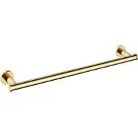 Hotbath Cobber CBA07 Handdoekstang 64cm - Gepolijst Messing - Accessoires - Handdoekhouders - Handdoekstangen - 8718924077597
