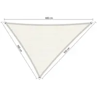 Shadow Comfort driehoek Arctic 3x3,5x4 m Arctic White