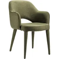 Pols Potten Chair Arms Cosy Fabric Forest Green