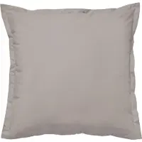 Cinderella Sundays - Kussensloop - 100% Katoen-Satijn - Met Rits - 80x80 cm - Taupe (2 stuks)