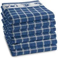 DDDDD Keukendoek Dutchie Blue (6 stuks)