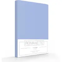 Romanette Kussenslopen Lichtblauw (Katoen) (set van 2)