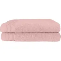 The One Towelling Handdoek 70x140 cm Deluxe Zalm roze