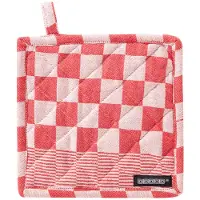 DDDDD Pannenlap Barbeque Red 21 x 21 cm (2-Delig)