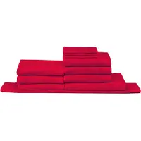 Seahorse Combiset Pure red badkamerset (3x WH, 1x BM 50x90, 6x BD & 1 DL)