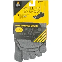 Vibram Sock No Show Teensokken (Maat - L, Kleur - Grey)