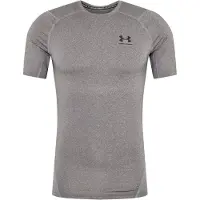 Under Armour HeatGear Ondershirt Donkergrijs Zwart