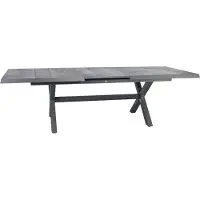Oosterik Home Uitschuifbare dining tafel Newport Concrete Taupe