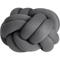 Design House Stockholm Knot Xl Poef Grijs - Zitzakken & poefs Wol Grey - 2682-1100