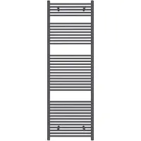 Guido Gusto Designradiator Sofia 180x60cm mat grijs 953W zij aansluiting