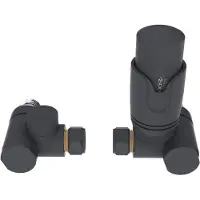 Guido Gusto Radiator aansluitset zijkant mat grijs 1/2X16mm