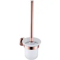 Guido Gusto Wc-borstel mat rosé goud Rond