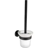 Guido Gusto Wc-borstel mat zwart Rond