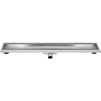 Guido Gusto RVS Douchegoot compleet met flens 100x7x6,7cm Tegelrooster