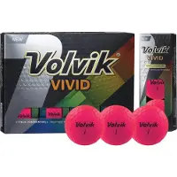 Volvik - Vivid golfbal - 12 pack - roze