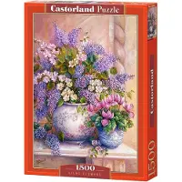 Castorland Lilac Flowers – Puzzel – 1.500 stukjes – Satijnen afwerking – Perfecte pasvorm – Europese kwaliteit