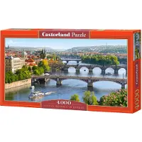 Castorland Krka Waterfalls, Croatia – Puzzel – 4.000 stukjes – Satijnen afwerking – Perfecte pasvorm – Europese kwaliteit