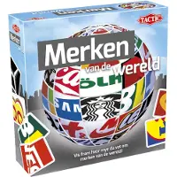 Tactic Merken van de Wereld – Kaartspel – Quizspel – Bekende Wereldmerken en Logo’s – Kennis en Plezier – Van de Wereld Serie – 2 of Meer Spelers – Vanaf 12 Jaar