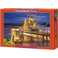 Castorland Budapest view at dusk Puzzel (2000 stukjes)