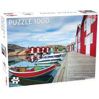 Tactic Puzzel Around the World Northern Stars: Fishing huts in Smögen - 1000 stukjes