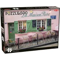 Tactic Parisian Café – Puzzel – 500 stukjes – Sfeervol Frans Straatbeeld – Strak en Rustgevend Ontwerp – Hoogwaardige Scandinavische Kwaliteit