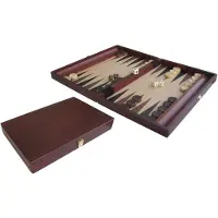 HOT Games Hot sports Backgammon koffer hout bruin 35x23