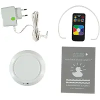 Goodnight Light LED-designlamp DUCK-DUCK S voor buiten in wit DUCK-DUCK, dimbaar, wit / opaal, Kunststof, Design