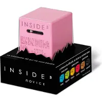 IUVI geduldspel Inside 3 kubus moeilijk 5 cm roze