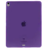 Peachy Flexibel TPU bescherming Cover hoes iPad Pro 12.9 2018 - Paars case