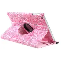 Peachy Bloemen draaibaar hoesje iPad 2017 2018 - Roze