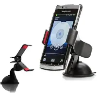 Peachy Universele telefoonhouder klem zuignap - Auto Voorruit