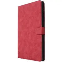 Peachy Vintage Kunstlederen iPad 2017 2018 Hoes - Rood Portemonnee
