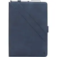 Peachy Lederen iPad Pro 12.9-inch 2018 Case met Cover Hoes Wallet Portemonnee - Blauw