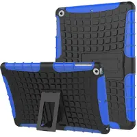Peachy Survivor hoes bescherming standaard iPad 2017 2018 - Blauw Zwart