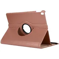 Peachy Lederen iPad Air 3 (2019) & iPad Pro 10.5 inch draaibaar cover case - Rosegoud Standaard