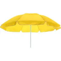 Sunflower Strandparasol - inclusief draagtas - geel - Ø145 cm - in hoogte verstelbaar