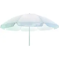Sunflower Strandparasol - Ø145 cm - Wit - In hoogte verstelbaar - Inclusief draagtas