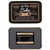 Gentlemen's Hardware multitool Pocket Bicycle 9,5 cm RVS bruin