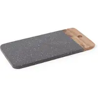 Point-Virgule Serveerplank uit acaciahout en graniet 35.2x17.9cm